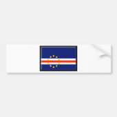 Kaapverdische vlag bumpersticker (Voorkant)