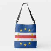 Kaapverdische vlag crossbody tas (Achterkant)