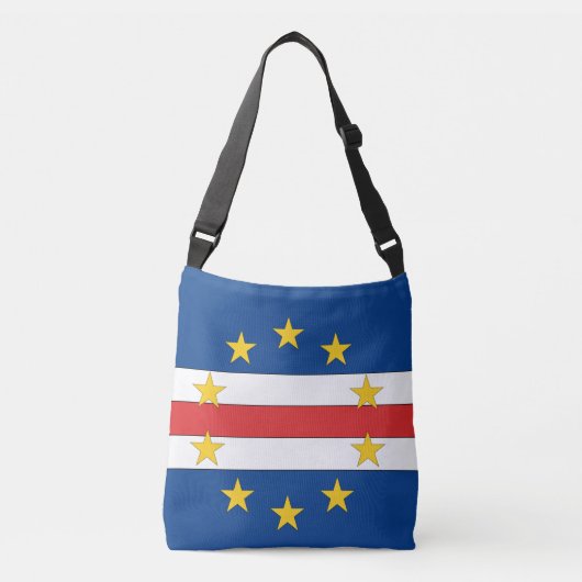 Kaapverdische vlag crossbody tas (Voorkant)