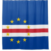 Kaapverdische vlag douchegordijn (Voorkant)