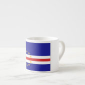 Kaapverdische vlag espresso kop (Voorkant rechts)