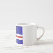 Kaapverdische vlag espresso kop (Rechts)