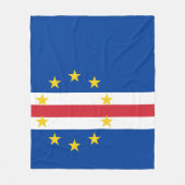 Kaapverdische vlag fleece deken (Voorkant)