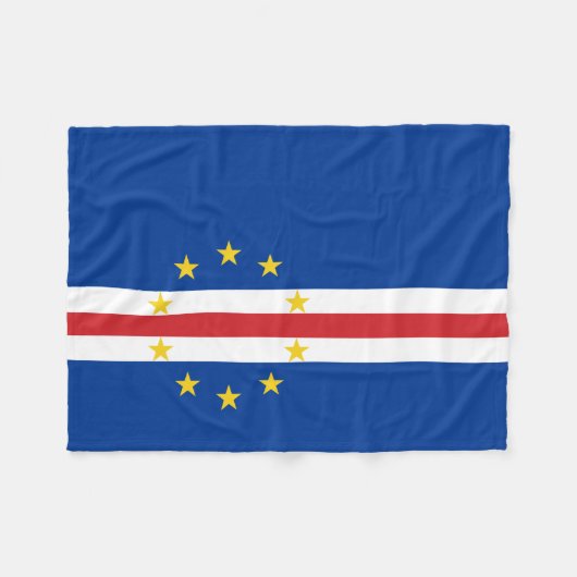 Kaapverdische vlag fleece deken (Voorkant (Horizontaal))