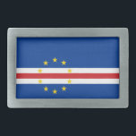 Kaapverdische vlag gesp<br><div class="desc">Patriottische vlag van Kaapverdië.</div>