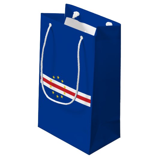 Kaapverdische vlag Gift Bag Klein Cadeauzakje (Achterkant Gekanteld)