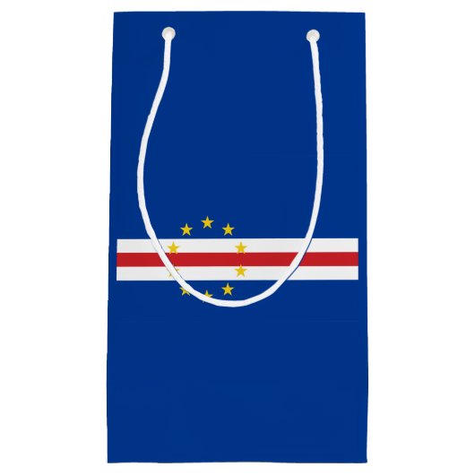 Kaapverdische vlag Gift Bag Klein Cadeauzakje (Voorkant)
