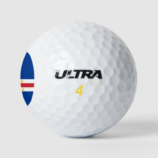 Kaapverdische vlag golfballen (Logo)