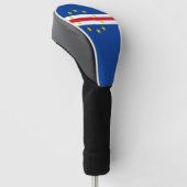 Kaapverdische vlag golfheadcover (Schuin)