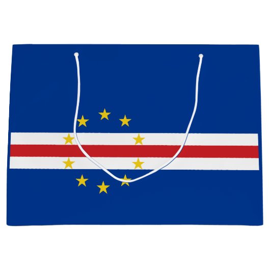 Kaapverdische vlag groot cadeauzakje (Voorkant)