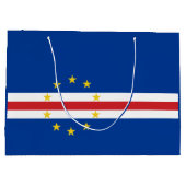 Kaapverdische vlag groot cadeauzakje (Achterkant)
