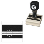 Kaapverdische vlag Hout Art Stamp Rubberstempel (Gestempeld)