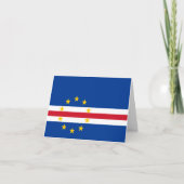 Kaapverdische vlag kaart (Voorkant)