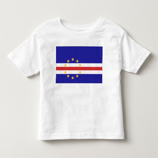 Kaapverdische vlag kinder shirts (Voorkant)
