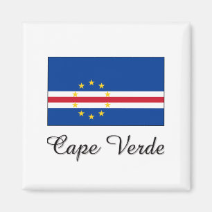 Kaapverdische vlag magneet