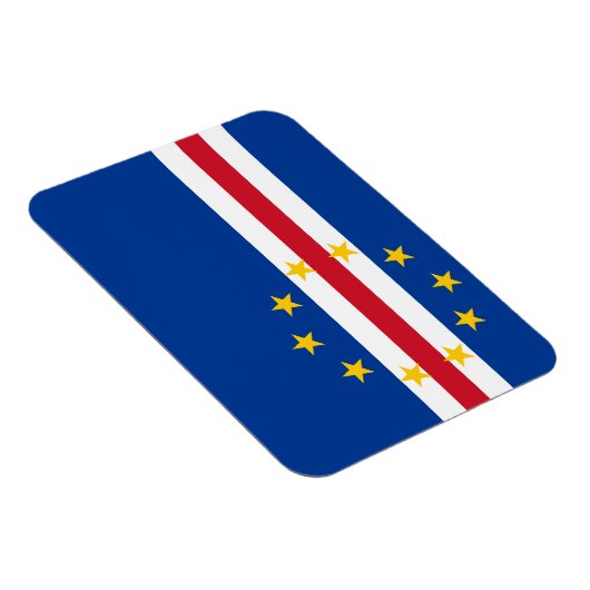 Kaapverdische vlag magneet (Rechterzijde)