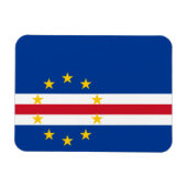 Kaapverdische vlag magneet (Horizontaal)