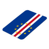 Kaapverdische vlag magneet (Linkerzijde)