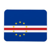 Kaapverdische vlag magneet (Horizontaal)