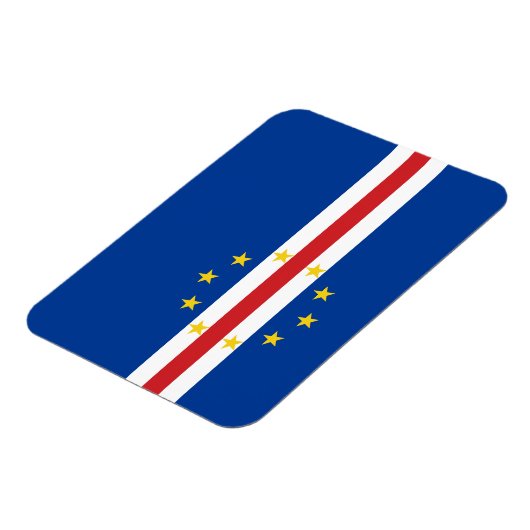 Kaapverdische vlag magneet (Linkerzijde)