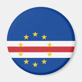 Kaapverdische vlag Magnet (Voorkant)