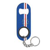 Kaapverdische vlag mini flessenopener (Achterkant)