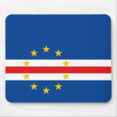 Kaapverdische vlag Mousepad Muismat (Voorkant)