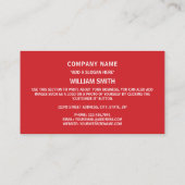 Kaapverdische Vlag & Nationaal embleem, Kaapverdië Visitekaartje (Achterkant)