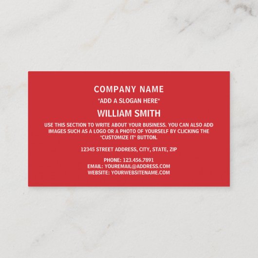 Kaapverdische Vlag & Nationaal embleem, Kaapverdië Visitekaartje (Achterkant)