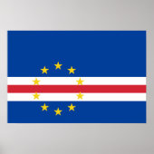 Kaapverdische vlag poster (Voorkant)