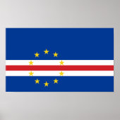 Kaapverdische vlag poster (Voorkant)