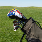 Kaapverdische Vlag Prachtig Patriottisch Golfheadcover (Insitu)