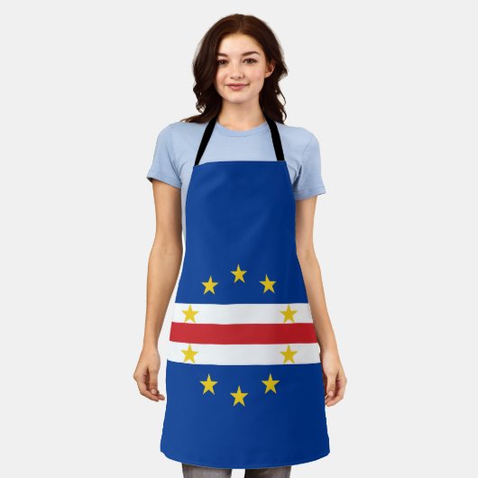 Kaapverdische vlag schort (Gedragen)