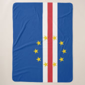 Kaapverdische vlag sherpa deken (Voorkant)