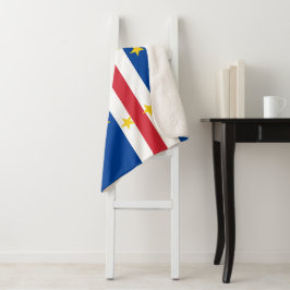Kaapverdische vlag sherpa deken