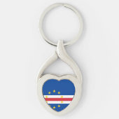 Kaapverdische vlag sleutelhanger (Voorkant)