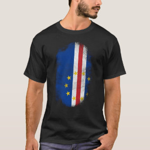 Kaapverdische vlag Souvenir - Onderdrukte Cabo T-shirt