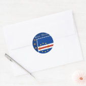 Kaapverdische vlag stickers (Envelop)