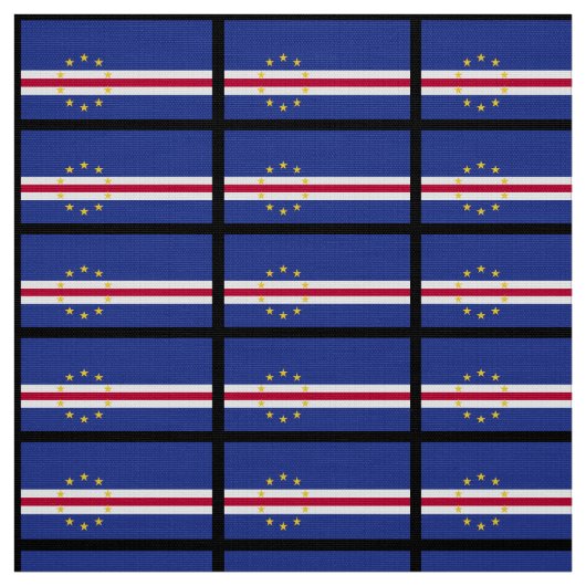 Kaapverdische vlag stof (Swatch)