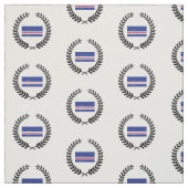 Kaapverdische vlag stof (Swatch)
