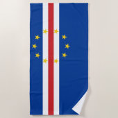 Kaapverdische vlag strandlaken (Voorkant)