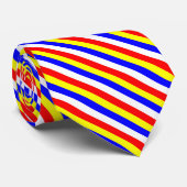 Kaapverdische vlag strepen stropdas (Opgerold)