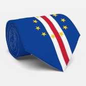 Kaapverdische vlag stropdas (Opgerold)