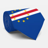 Kaapverdische vlag stropdas (Opgerold)