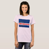 Kaapverdische vlag T-shirt (Voorkant volledig)