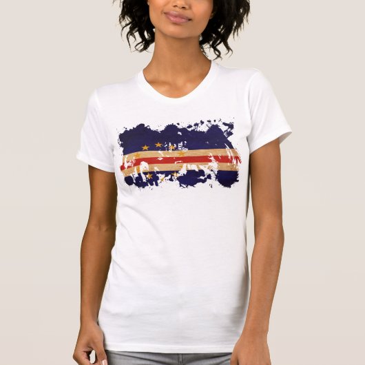 Kaapverdische vlag t-shirt (Voorkant)