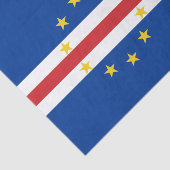 Kaapverdische vlag tissuepapier (Detail)