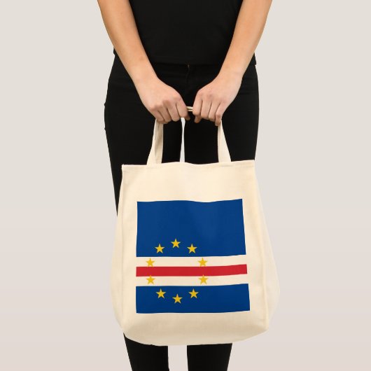 Kaapverdische vlag tote bag (Voorkant (product))