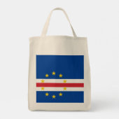 Kaapverdische vlag tote bag (Achterkant)