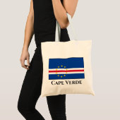 Kaapverdische vlag tote bag (Voorkant (product))